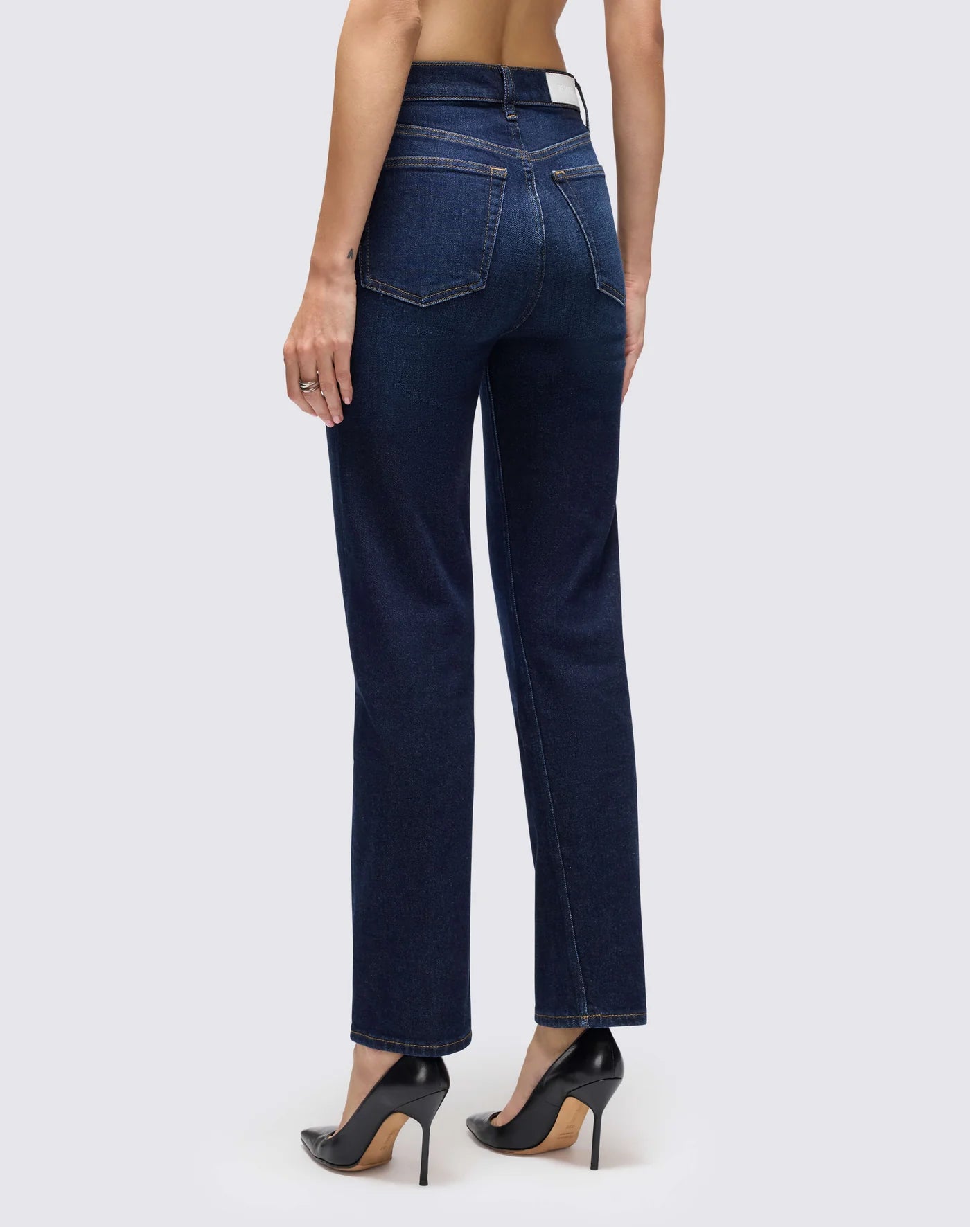 Twisted Stove Pipe Jeans