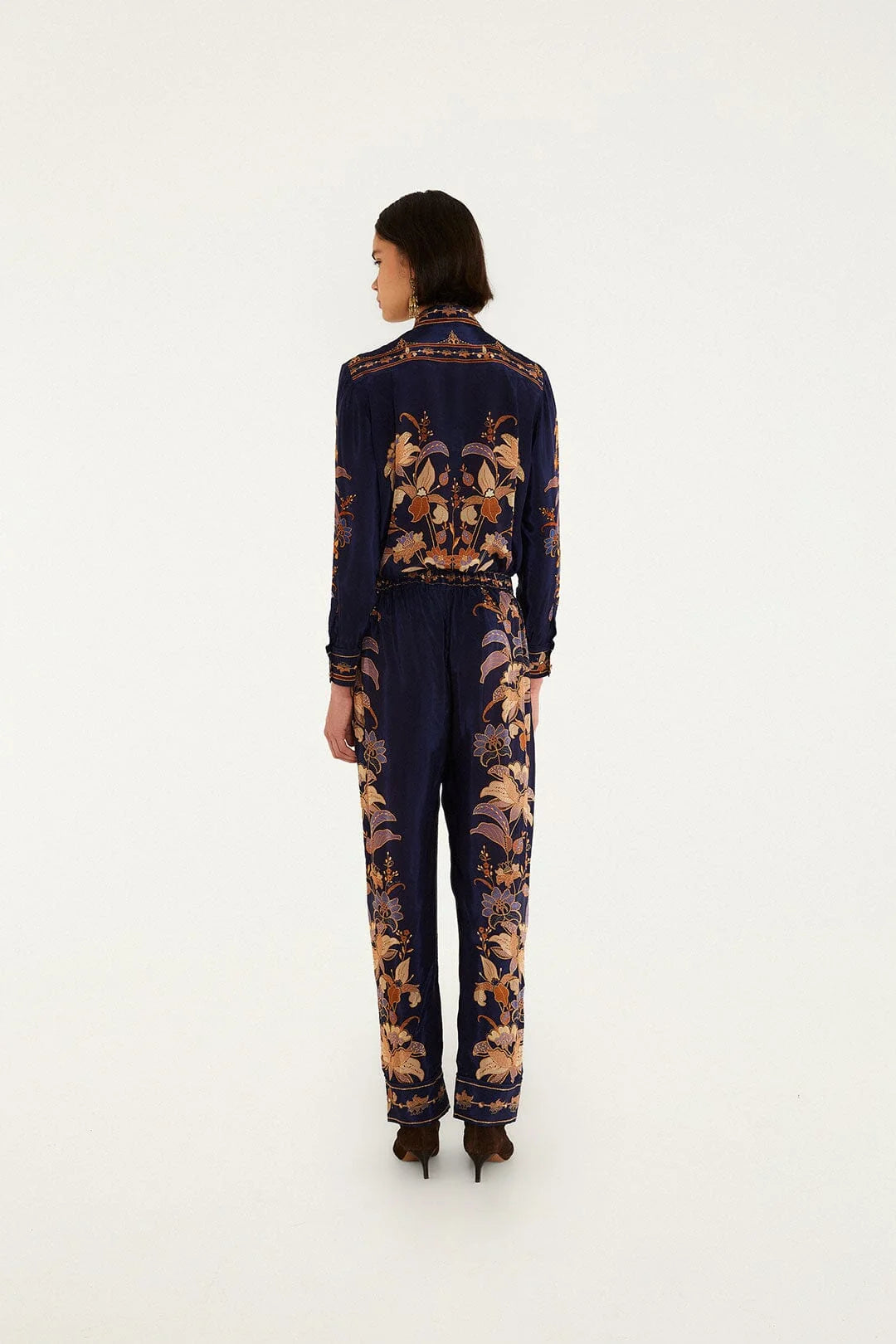 Lara Pajama Pants - Navy Blue