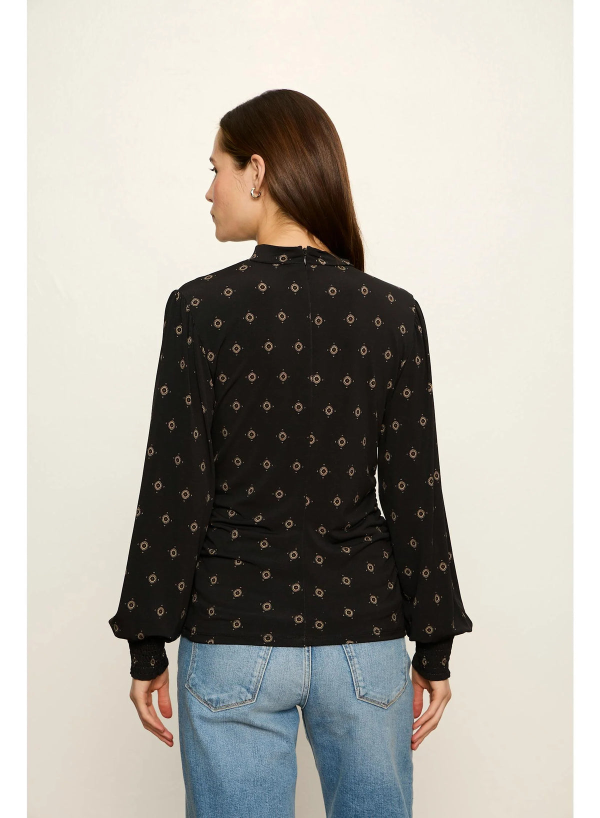 Sydney Mock Cinch Top - Gilded Charm
