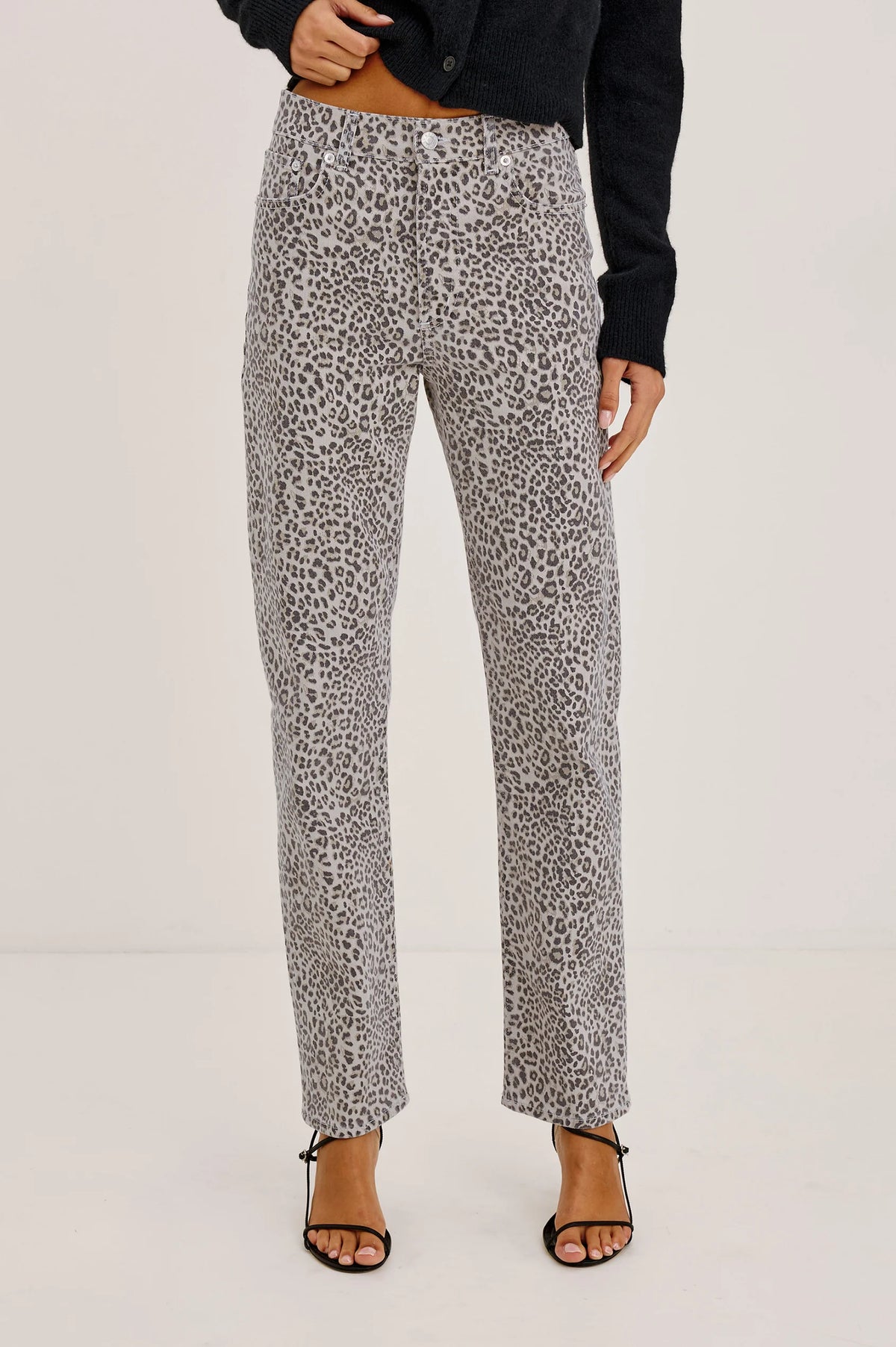 Topanga Pants - Ecru Cheetah