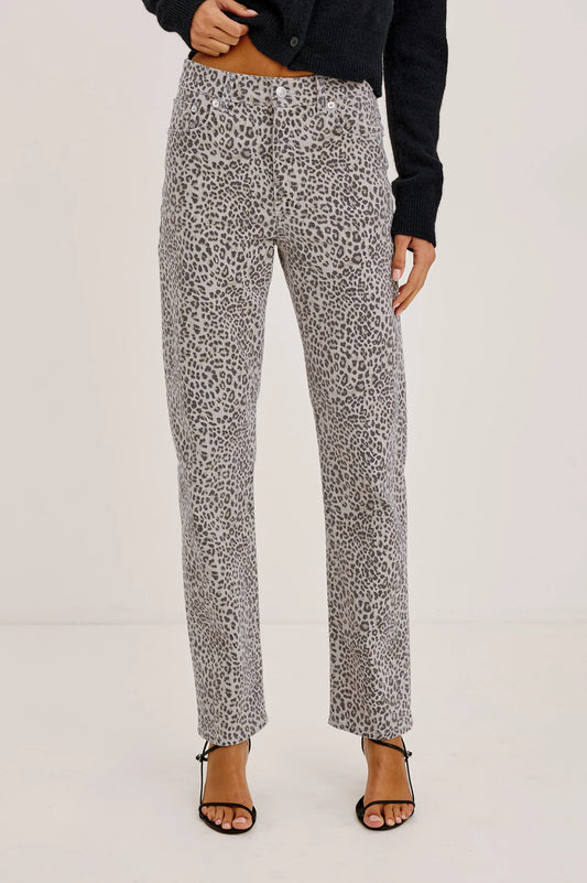 Topanga Pants - Ecru Cheetah