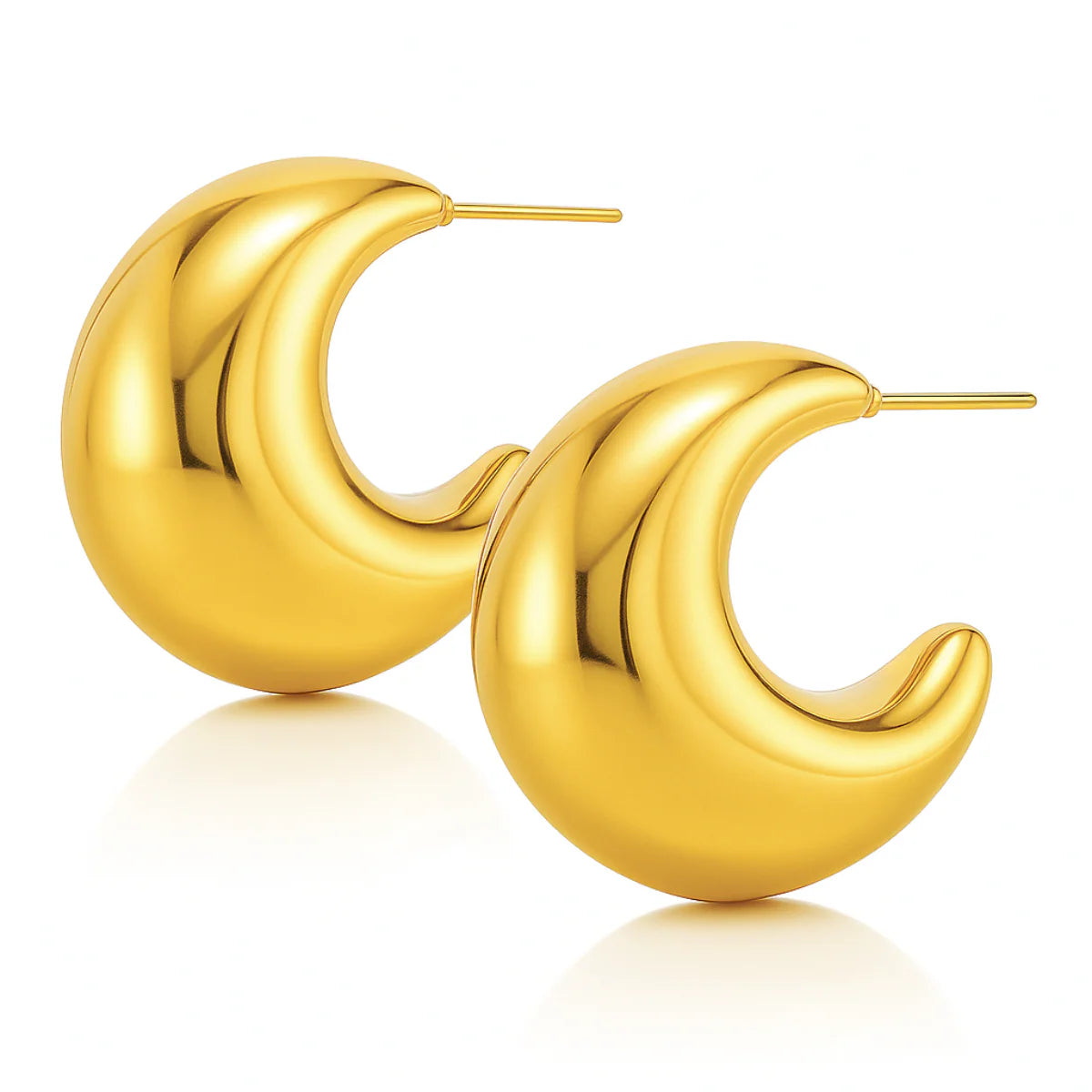 Kane Half Hoop Earring - Gold