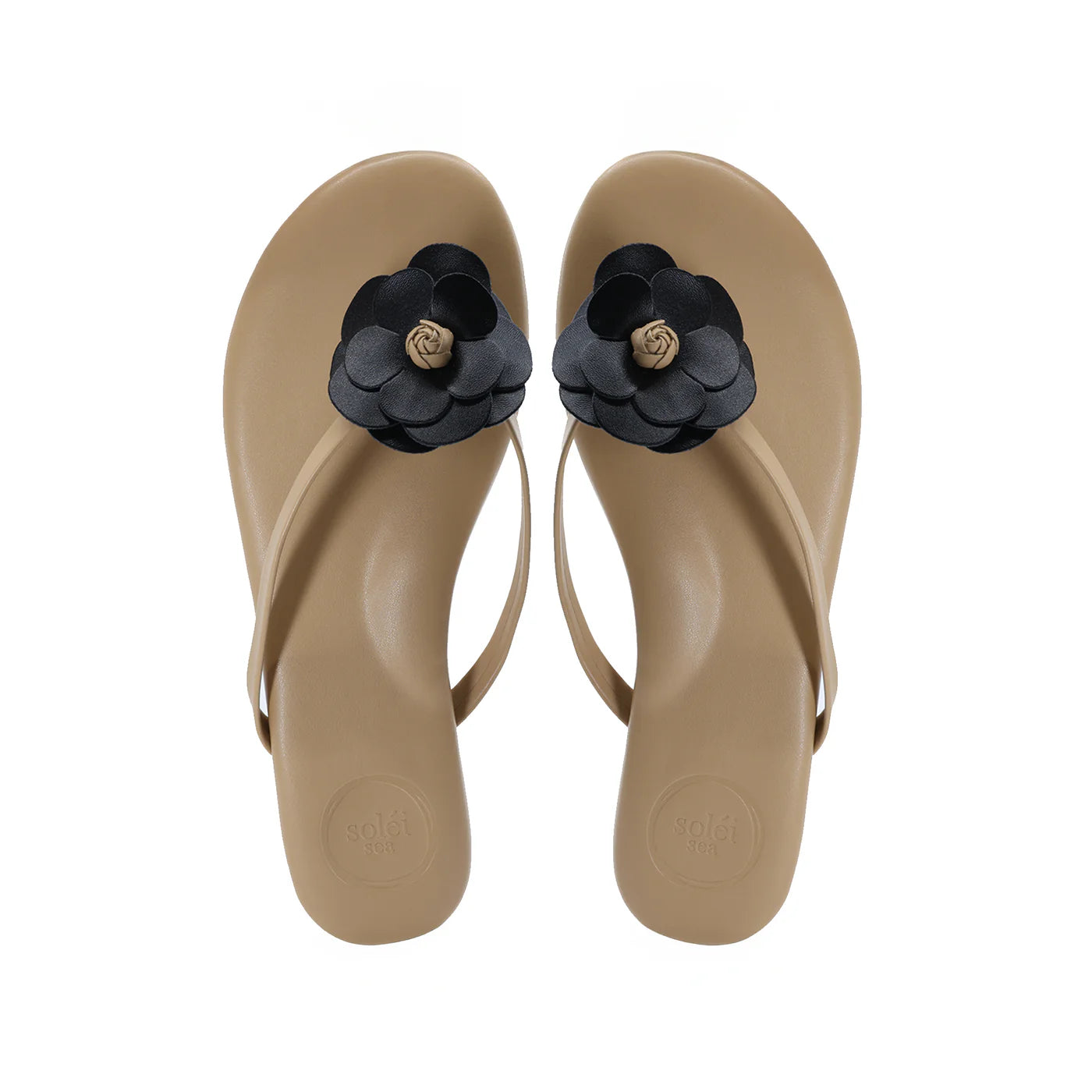Valentina Sandal - Tan and Black