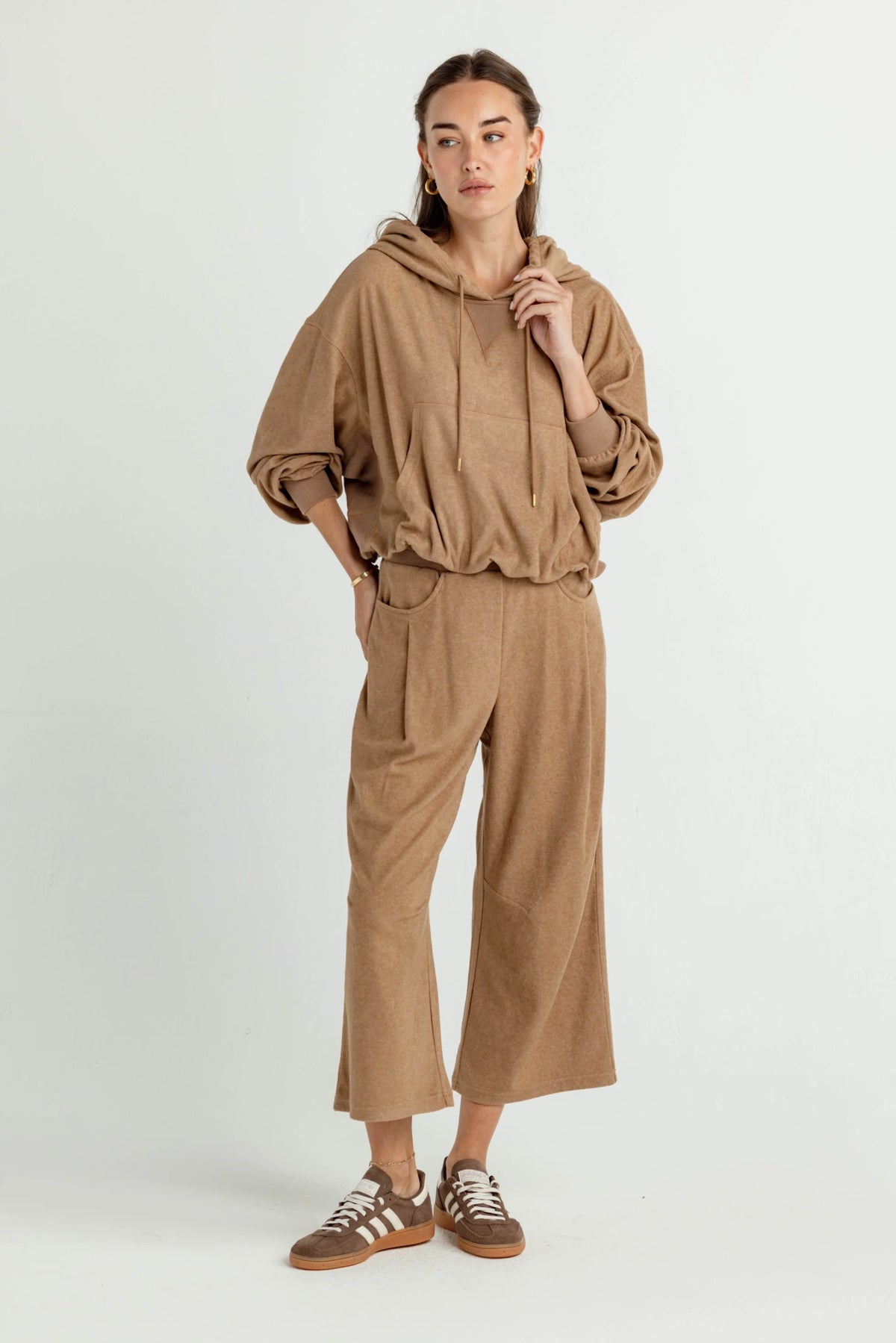 Nara Pants - Caramel Heather