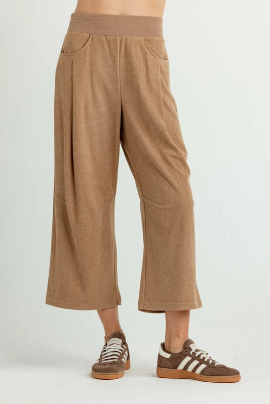 Nara Pants - Caramel Heather