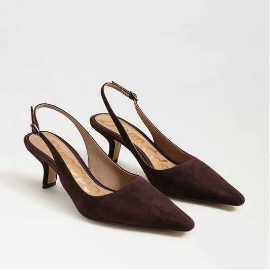 Bianka Slingback Pump - Cafe Noir