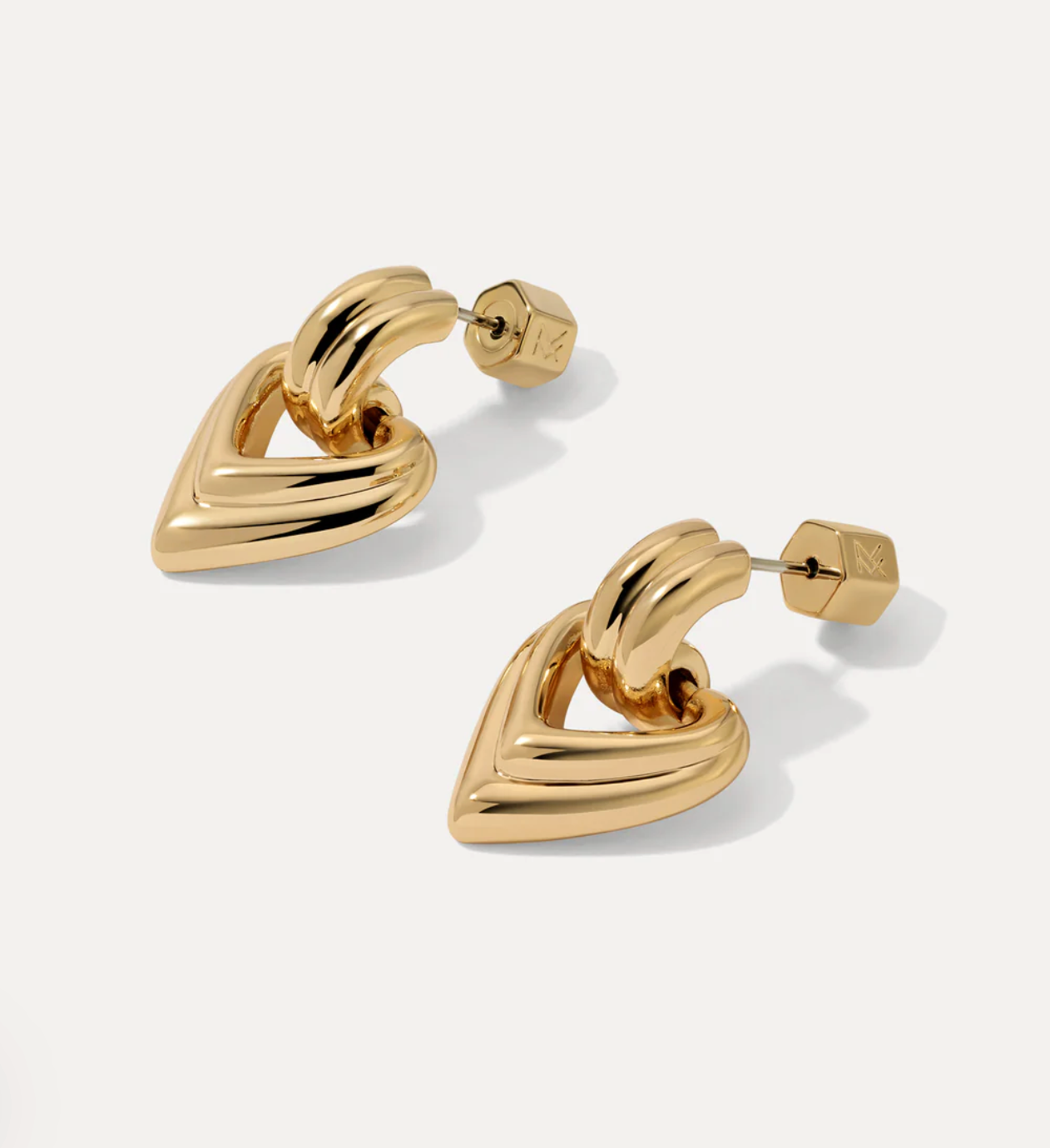 Ruby Earrings - Gold