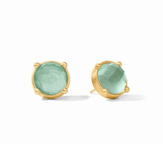 Honey Stud - Iridescent Aquamarine