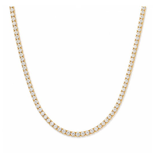 Camden Tennis Choker Necklace - Gold