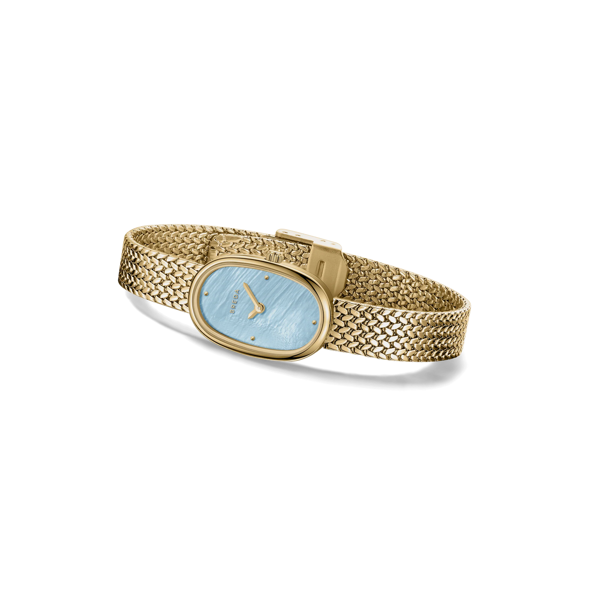 Jane Mini Tethered Watch - Gold/Sky