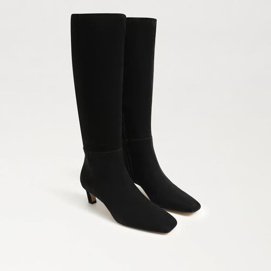 Perla Boots - Black Suede
