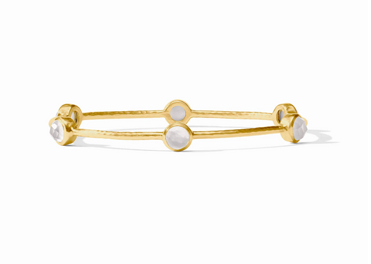 Milano Luxe Bangle - Iridescent Clear - S