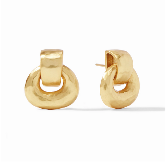 Avalon Demi Doorknocker Earring - Gold