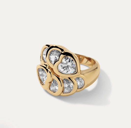 Bardot Ring - 7.5 - Gold