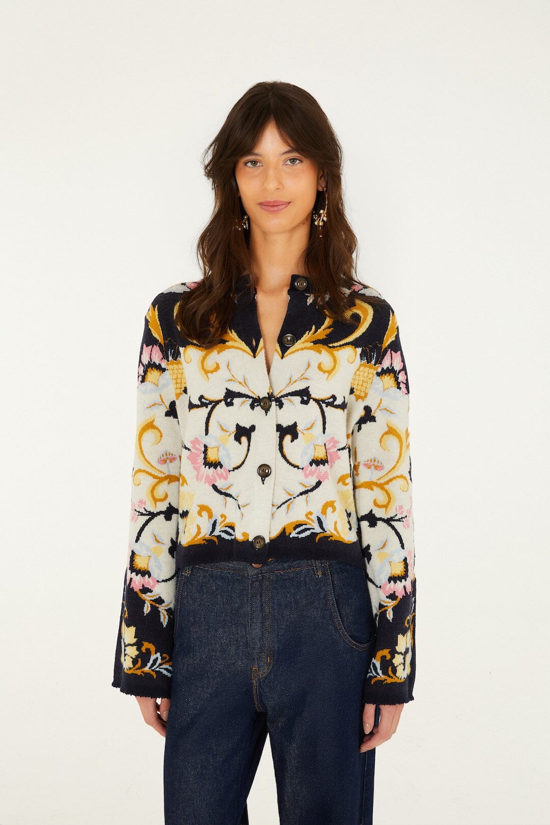 Birds Romance Knit Cardigan - Birds Romance