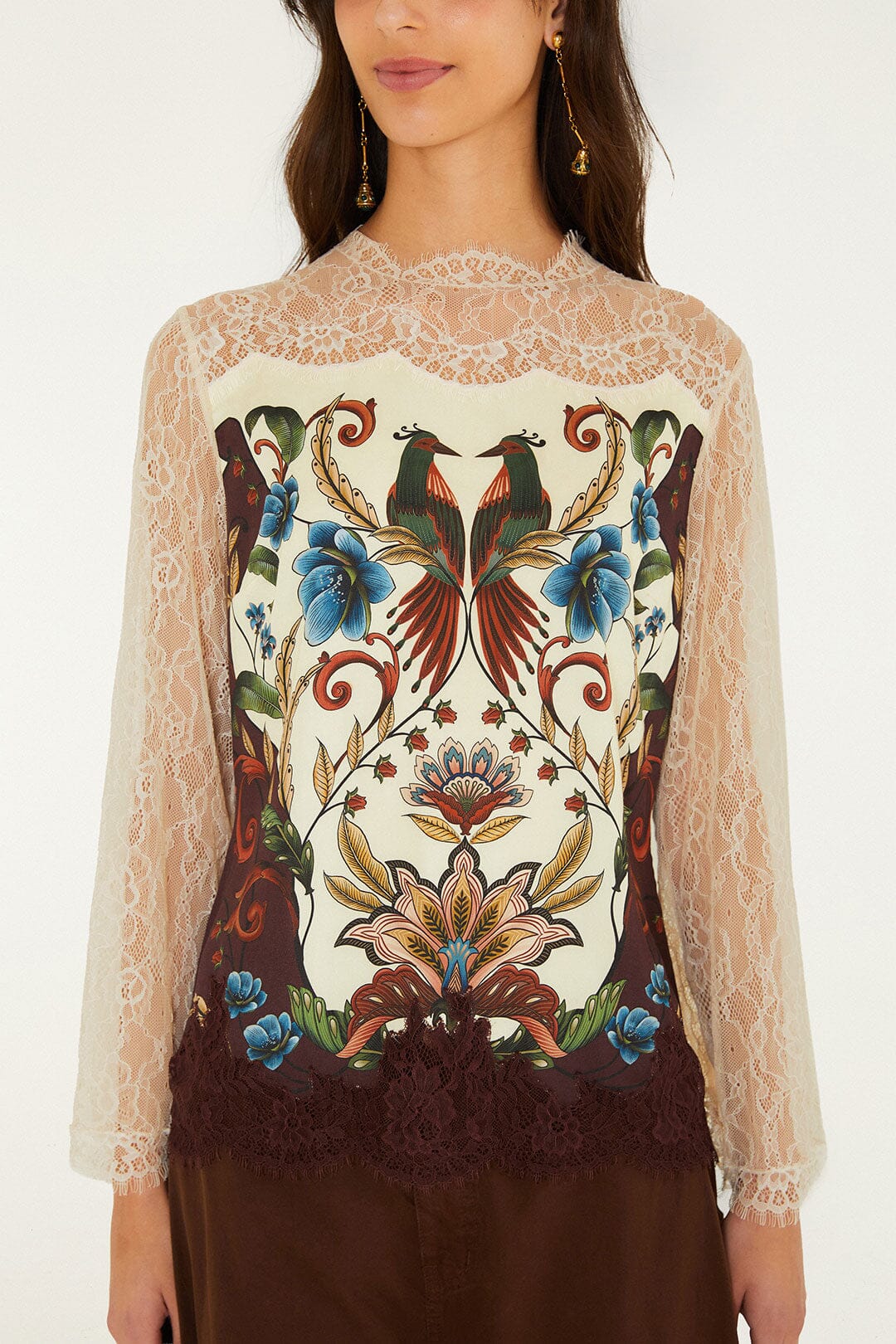 Millena Long Sleeve Blouse - Winter White