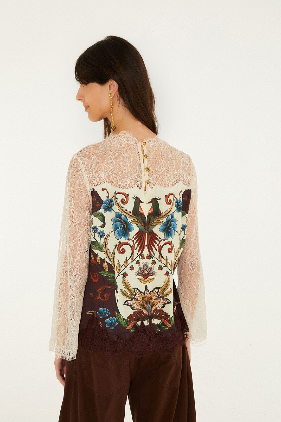 Millena Long Sleeve Blouse - Winter White