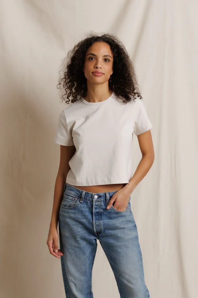 Sage Tee - Whitecap Grey